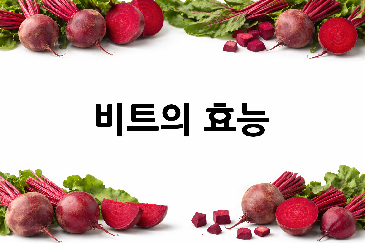 흰 배경의 비트 상·하단 띠 이미지, 가운데 텍스트 공간 비움